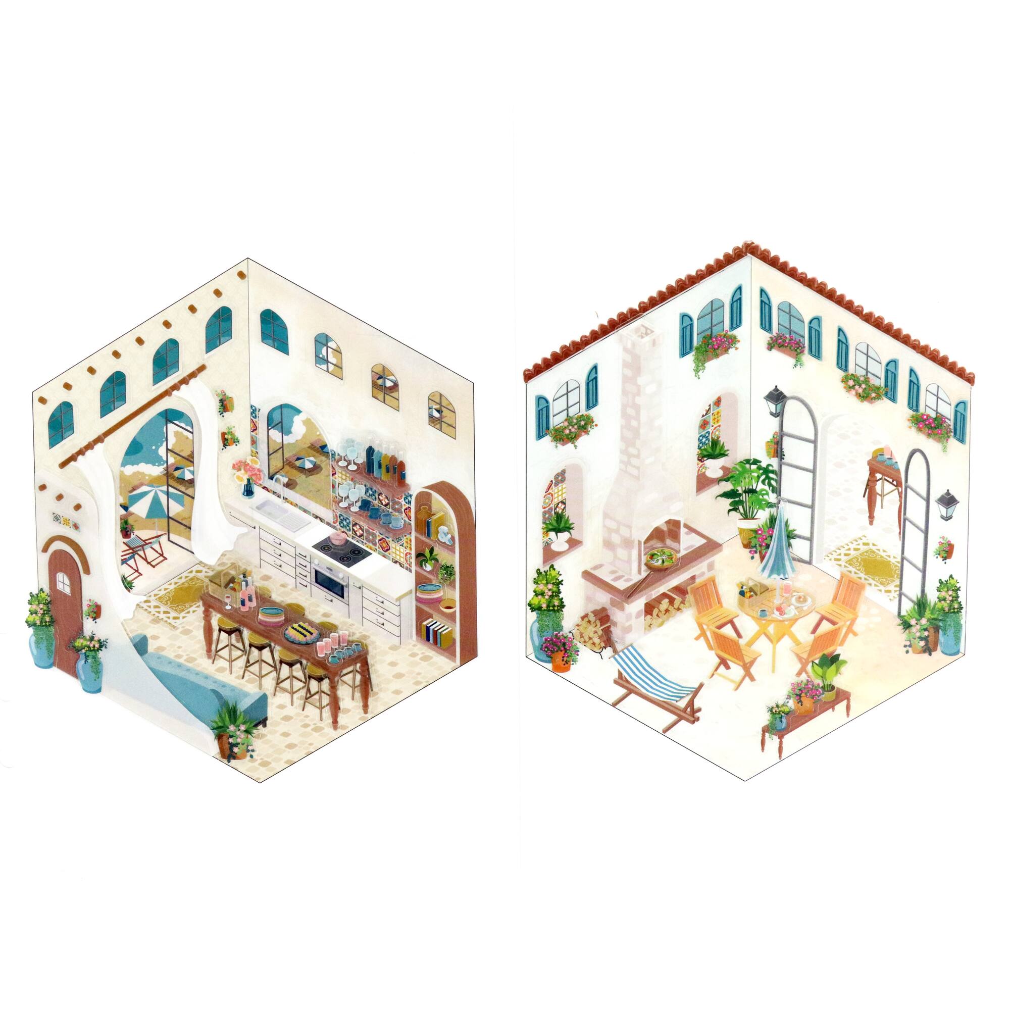 Beach House Sticker Scene Kit by Recollections™